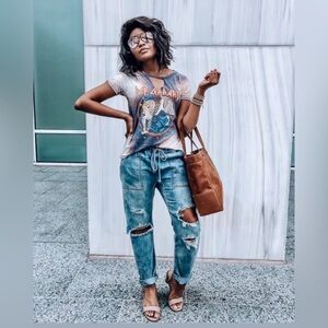 Shop Bleached Babes One of a Kind Def Leppard Tee